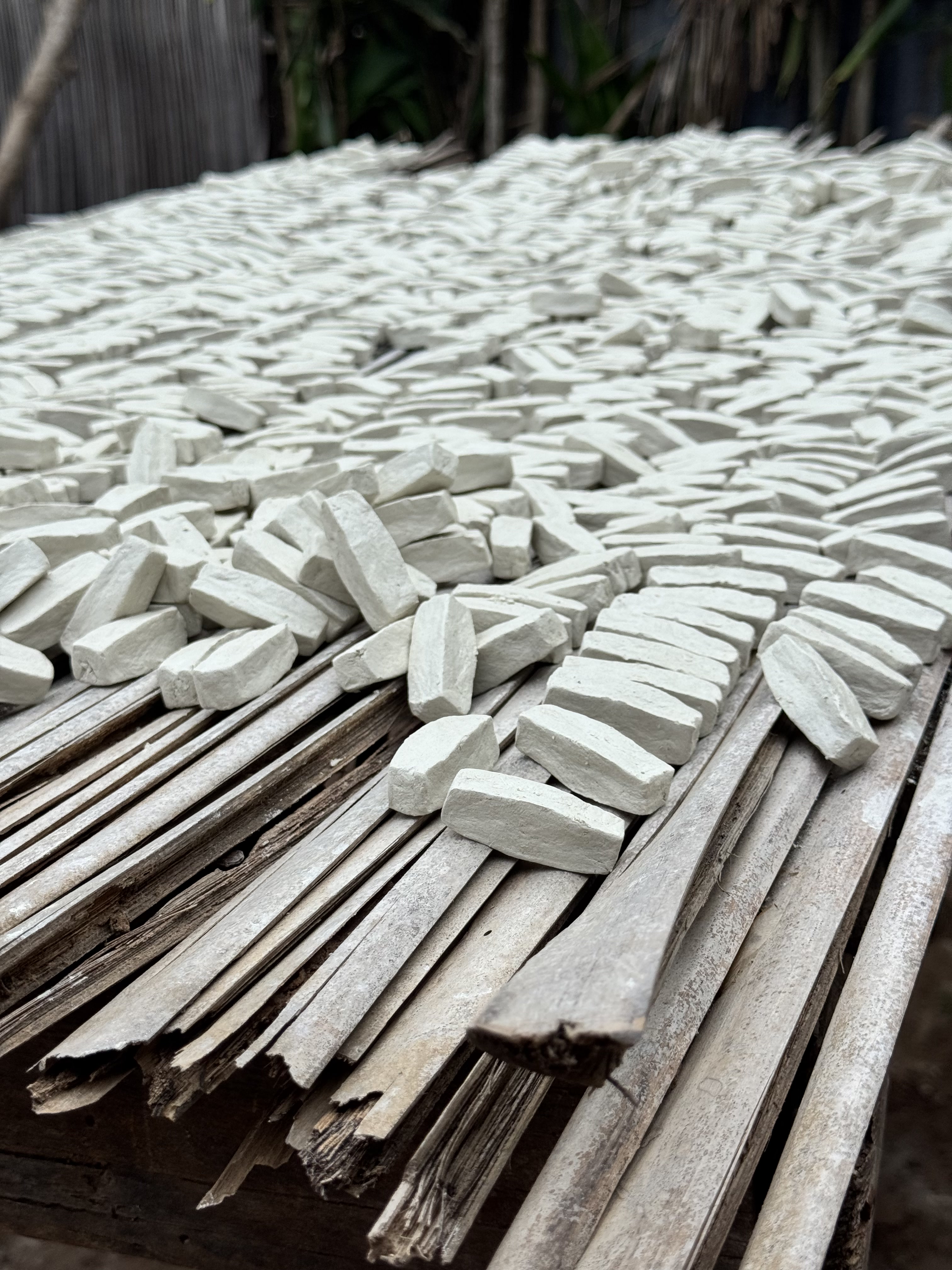 Préparation de l'argile et du kaolin